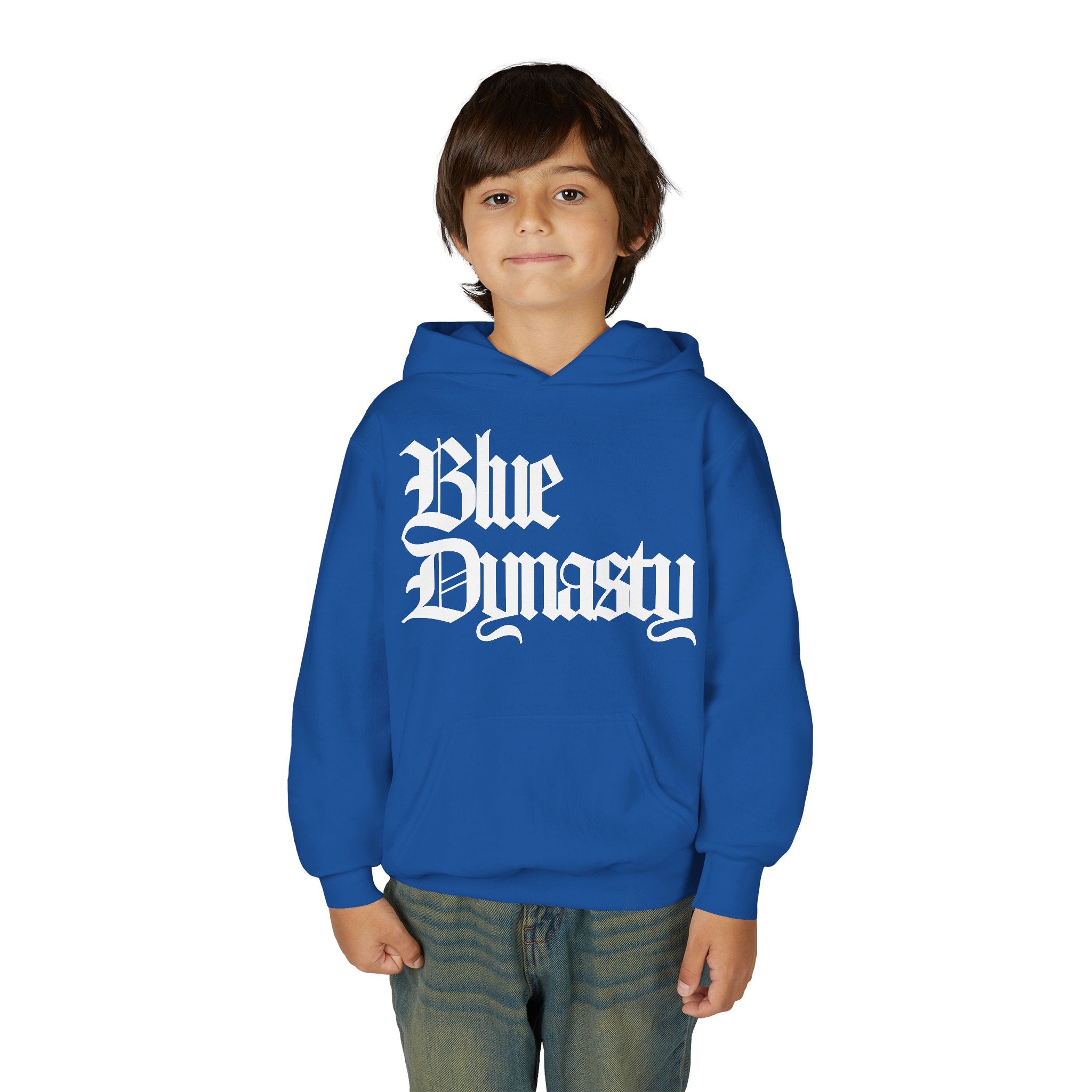 Blue Dynasty Youth Hoodie — Script Streetwear Pullover