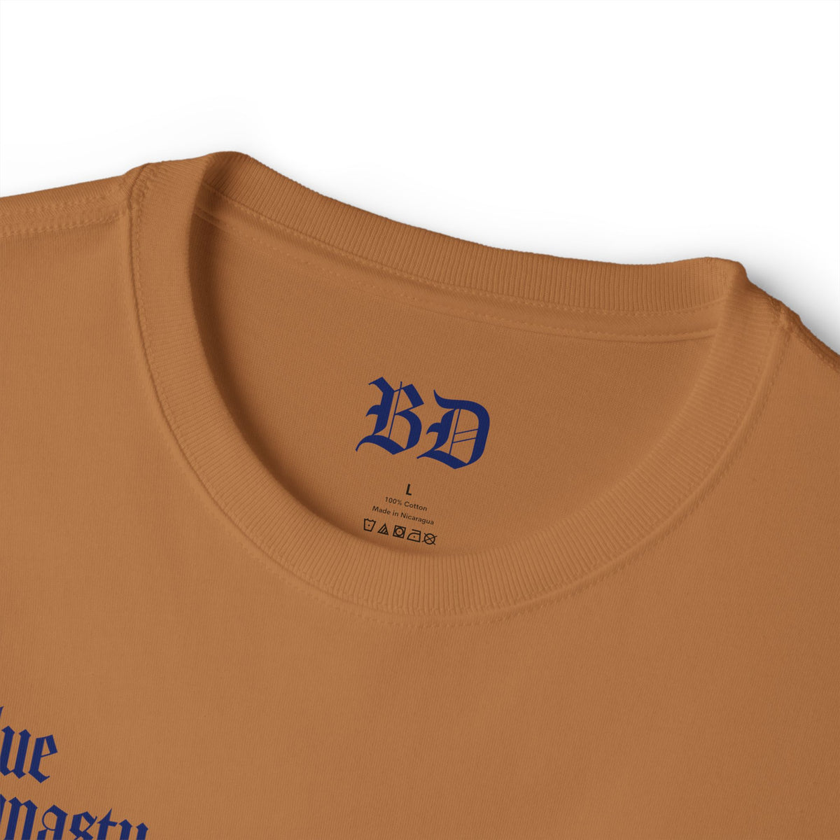 "Dia De Los" Sugar Skull Cream Boxy Tee — Blue Dynasty