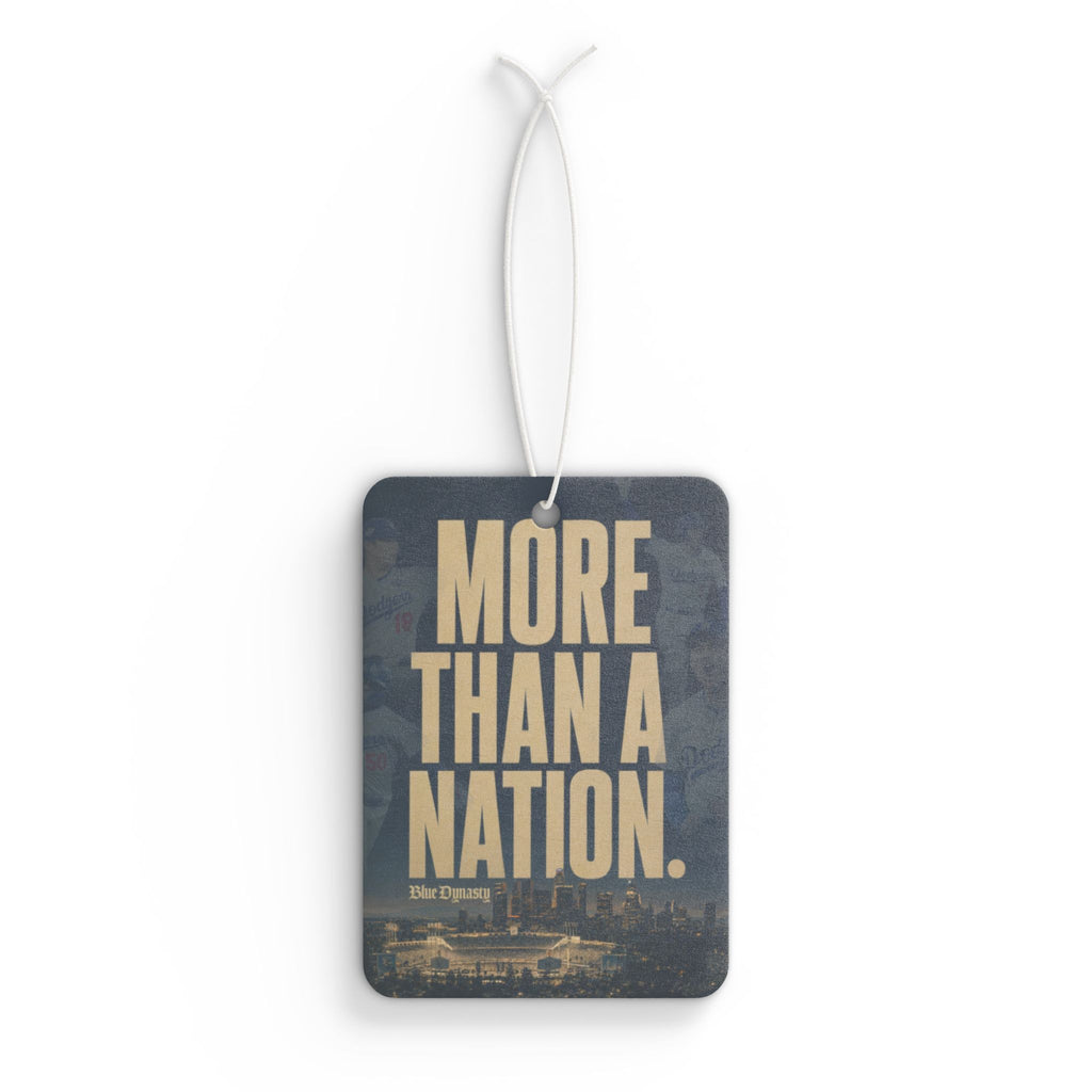 "More Than A Nation" Blue Dynasty Car Air Freshener