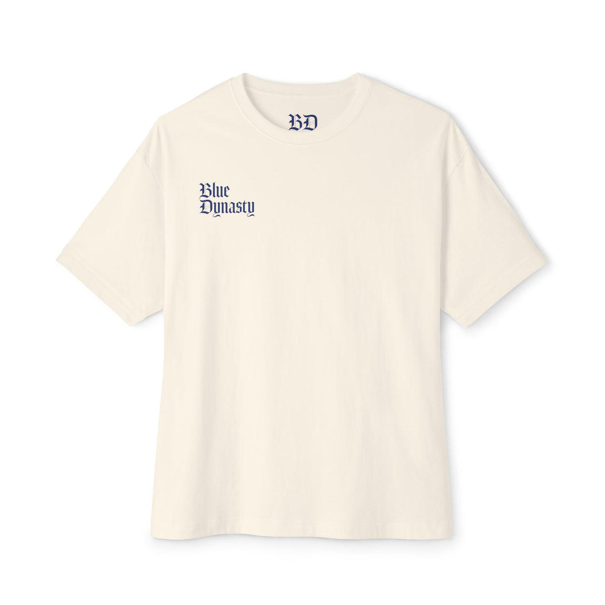 "Dia De Los" Sugar Skull Cream Boxy Tee — Blue Dynasty