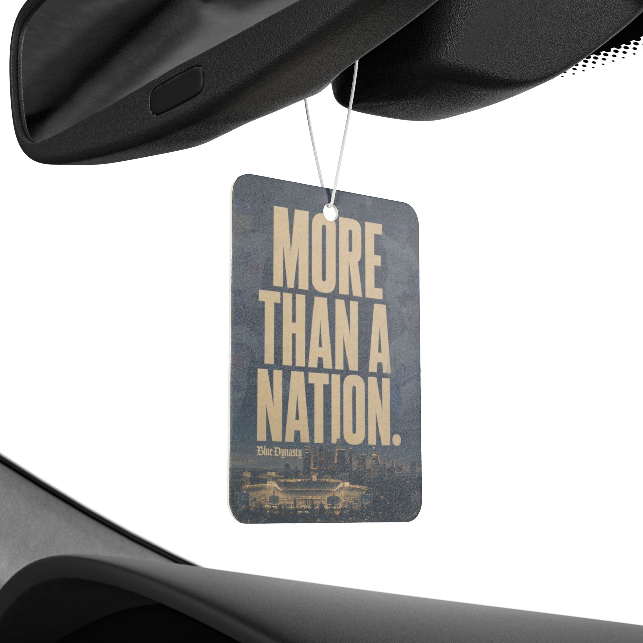 "More Than A Nation" Blue Dynasty Car Air Freshener